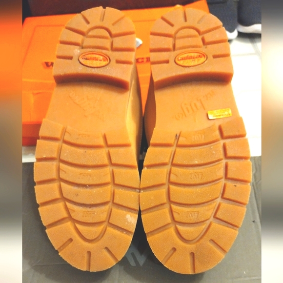 LUGZ WORK FORCE STEEL TOE CONSTRUCTION BOOTS, TAN, SIZE:9.0W IN US SIZE:42.5 EUR - Picture 14 of 16